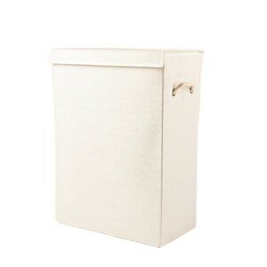 Foldable Laundry Bin 50L 16"x8.5"x22" | Linen